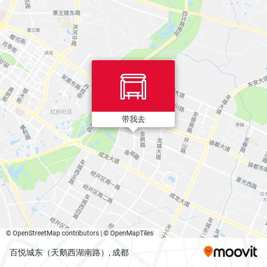 百悦城东（天鹅西湖南路）地图