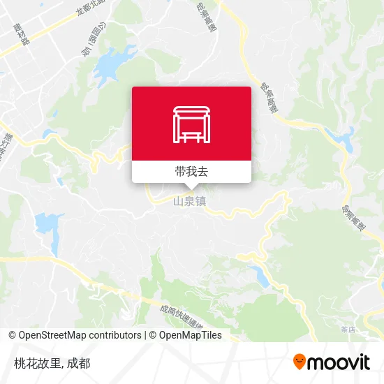 桃花故里地图
