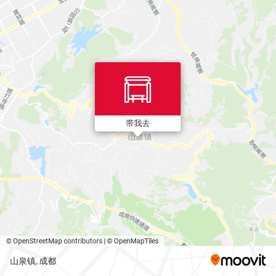 山泉镇地图