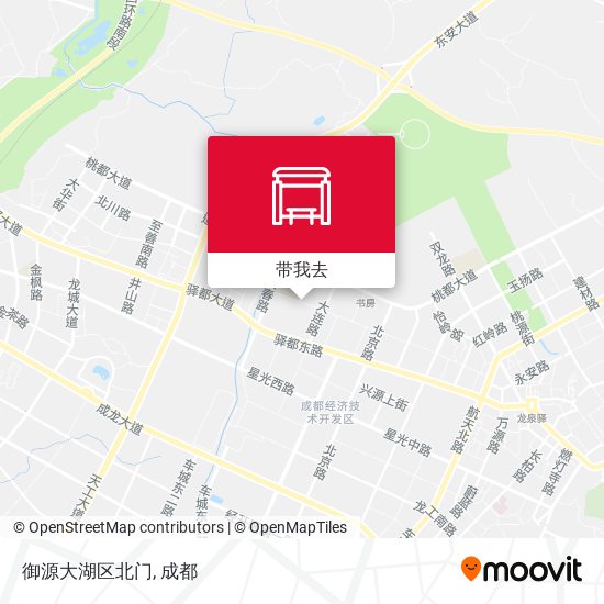 御源大湖区北门地图