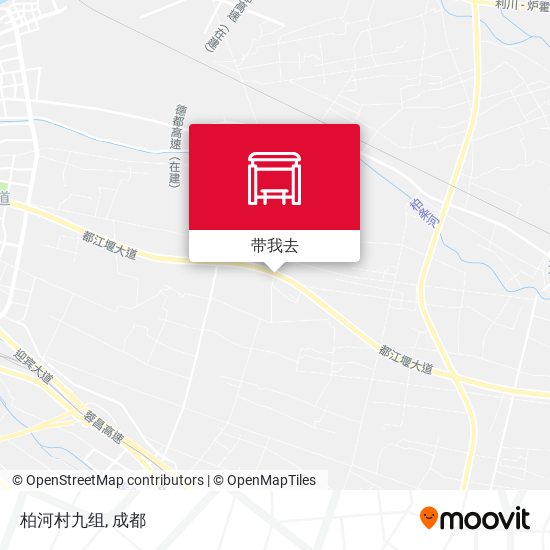 柏河村九组地图