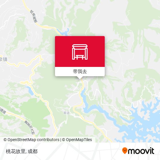 桃花故里地图