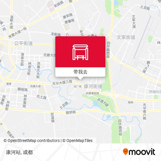 康河站地图