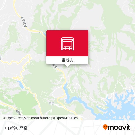 山泉镇地图
