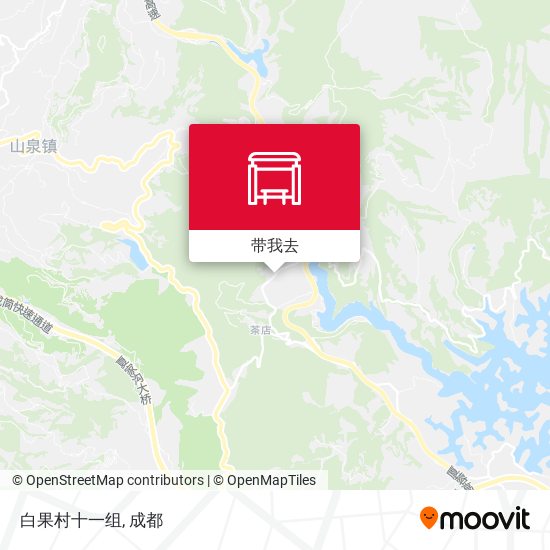 白果村十一组地图