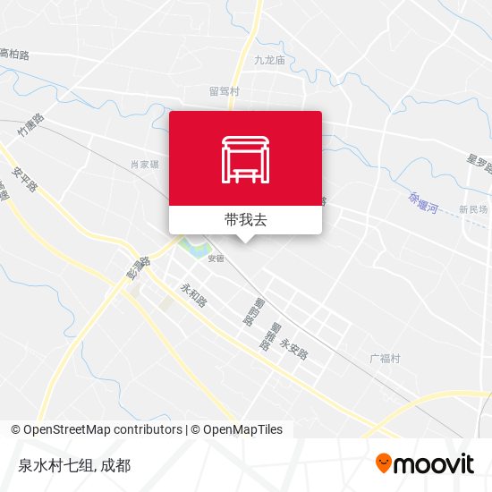 泉水村七组地图