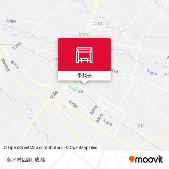 泉水村四组地图