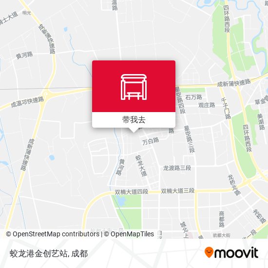 蛟龙港金创艺站地图