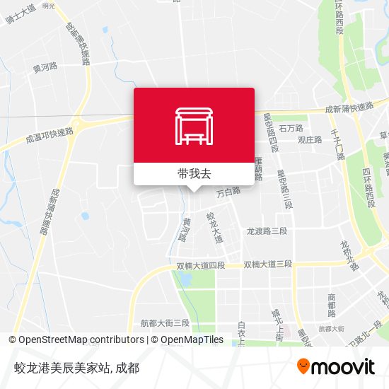 蛟龙港美辰美家站地图