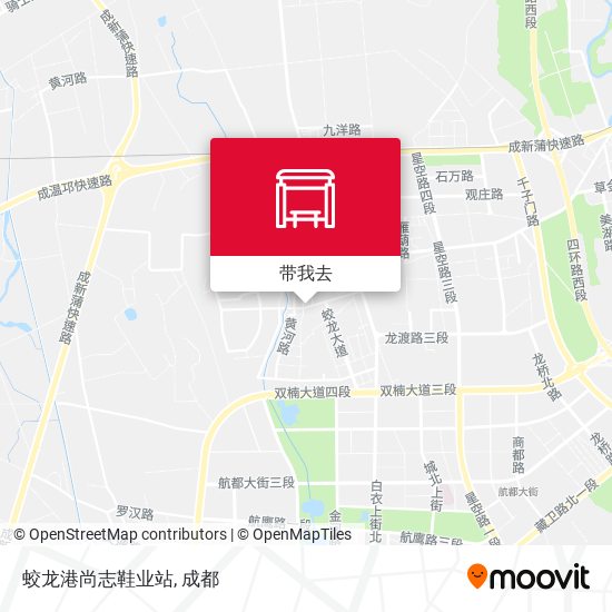 蛟龙港尚志鞋业站地图
