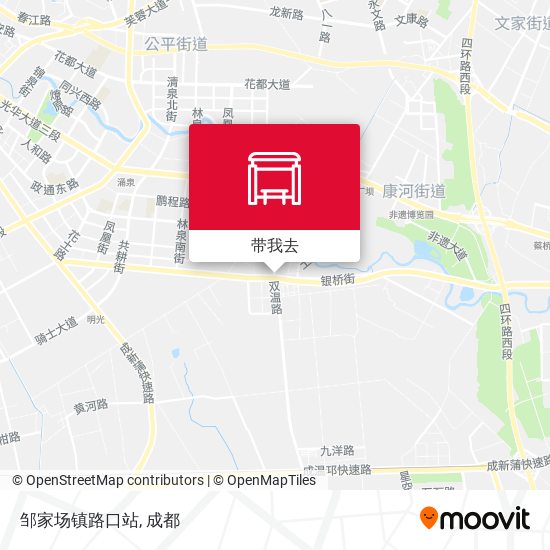 邹家场镇路口站地图