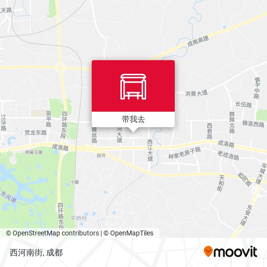 西河南街地图