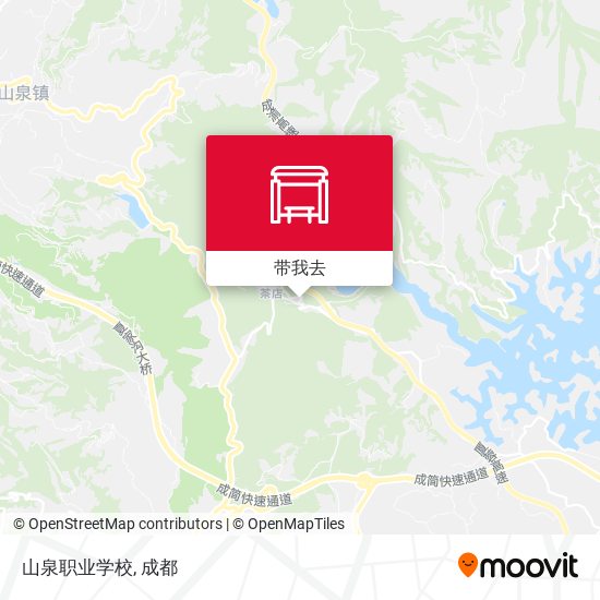 山泉职业学校地图