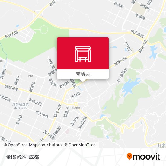董郎路站地图