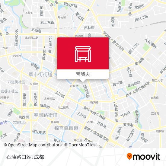 石油路口站地图