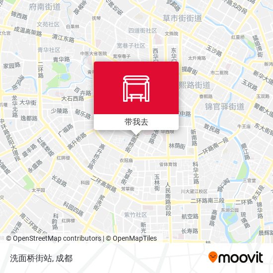 洗面桥街站地图