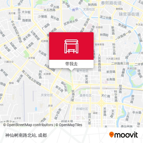 神仙树南路北站地图
