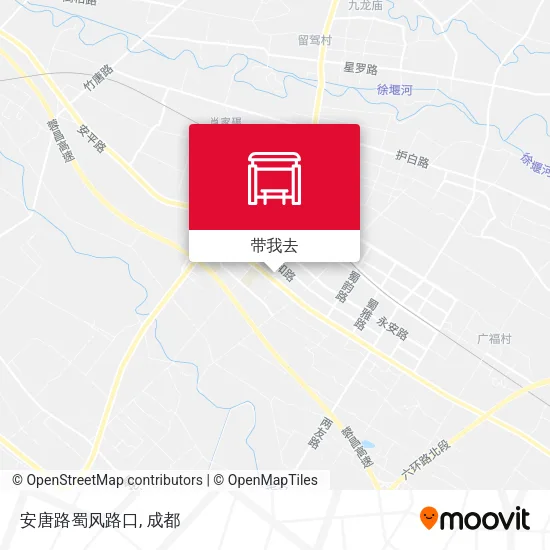 安唐路蜀风路口地图