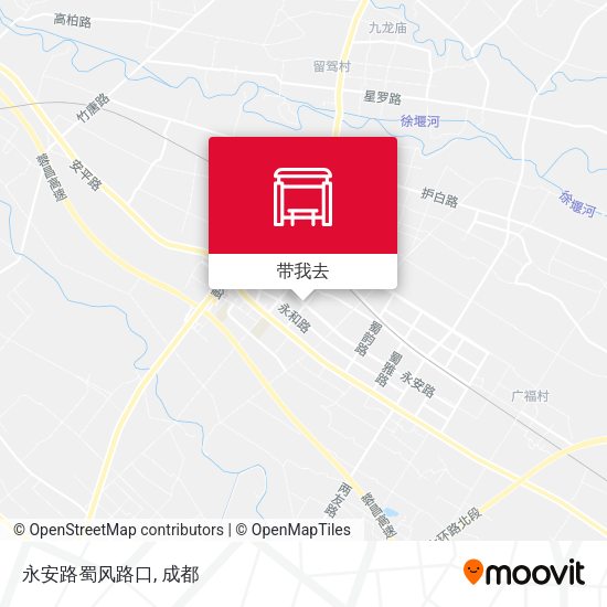 永安路蜀风路口地图