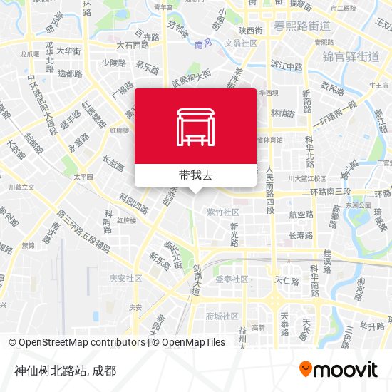 神仙树北路站地图