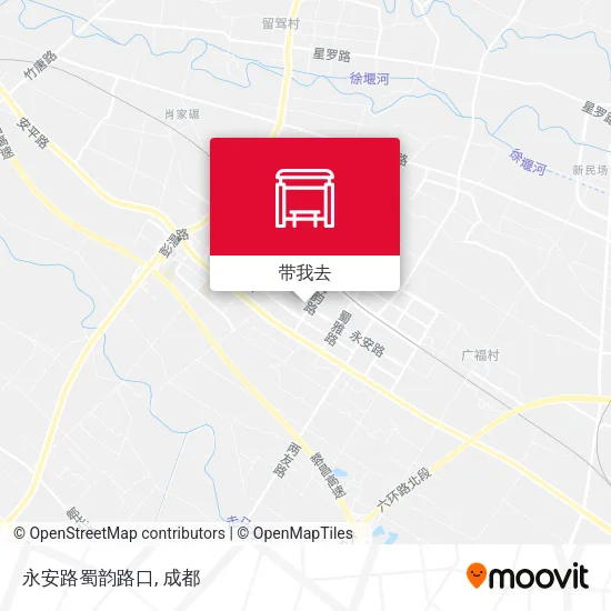 永安路蜀韵路口地图