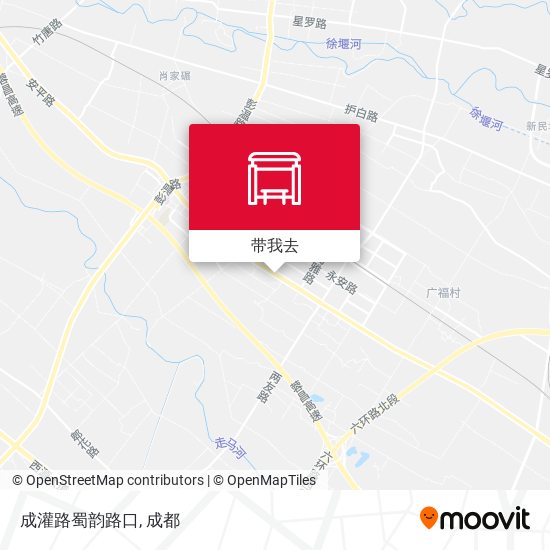成灌路蜀韵路口地图