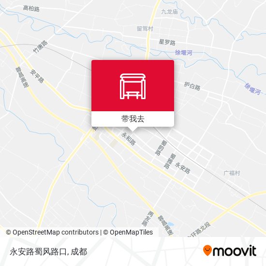 永安路蜀风路口地图