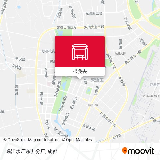 岷江水厂东升分厂地图