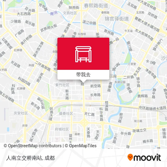 人南立交桥南站地图