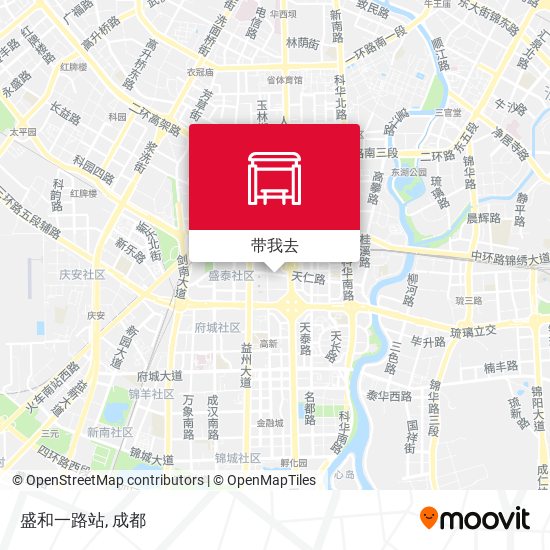 盛和一路站地图