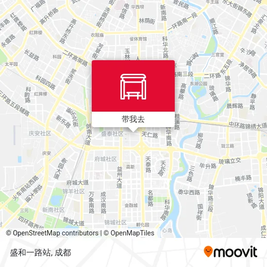 盛和一路站地图