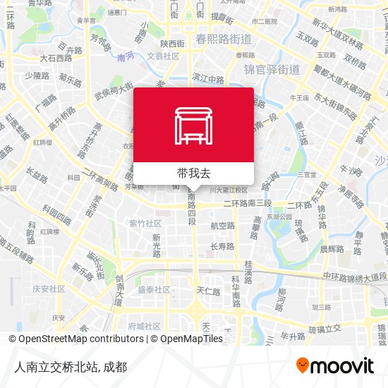 人南立交桥北站地图
