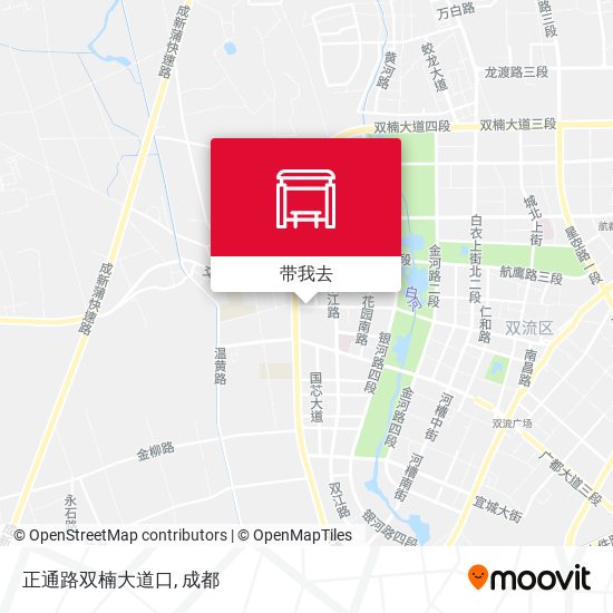 正通路双楠大道口地图