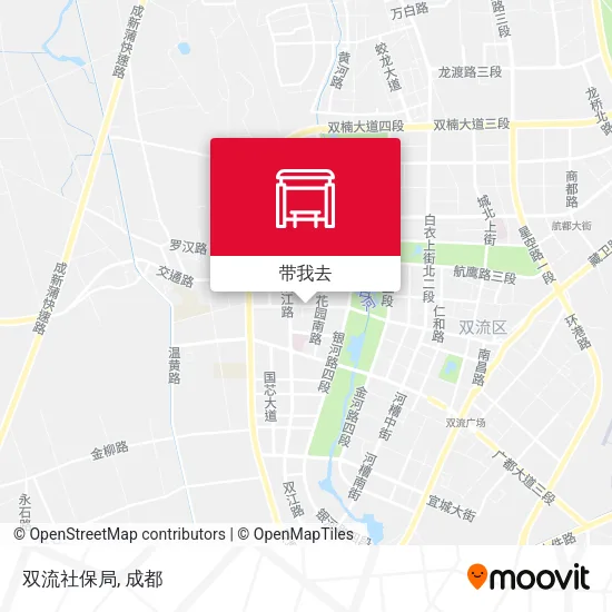 双流社保局地图