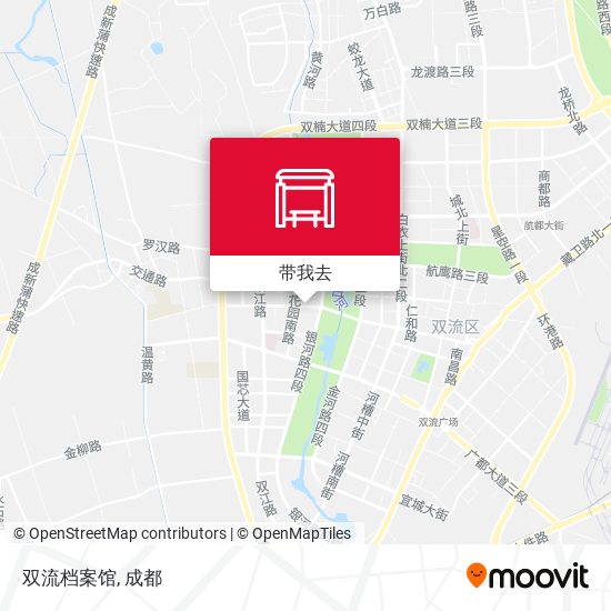 双流档案馆地图