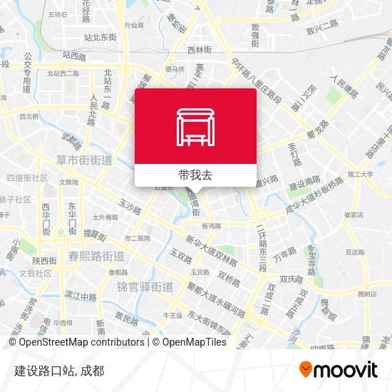 建设路口站地图