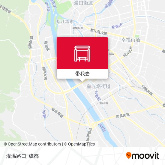 灌温路口地图