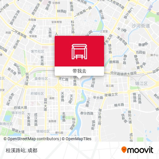桂溪路站地图