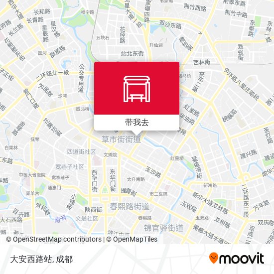 大安西路站地图