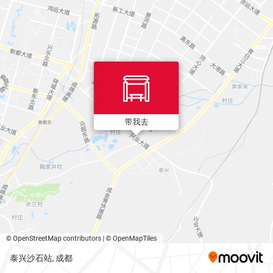 泰兴沙石站地图