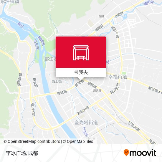 李冰广场地图