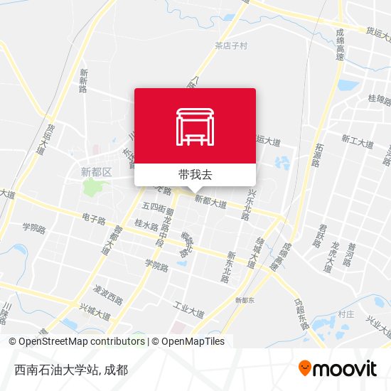 西南石油大学站地图