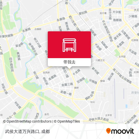 武侯大道万兴路口地图