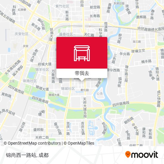 锦尚西一路站地图