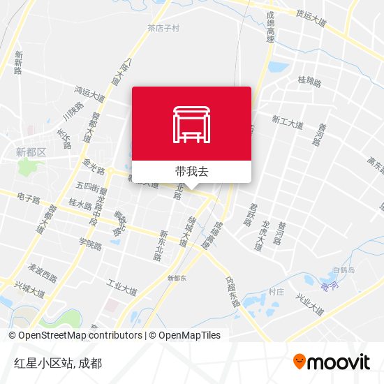 红星小区站地图