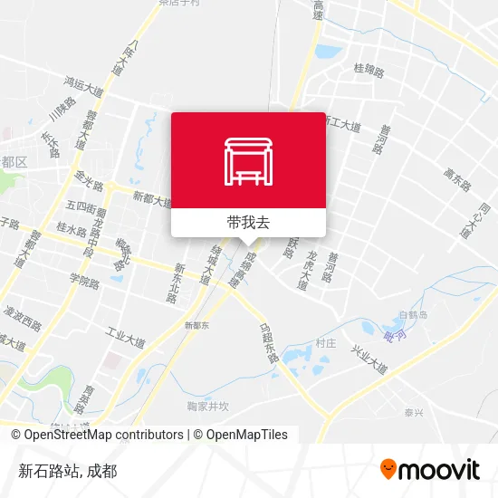 新石路站地图