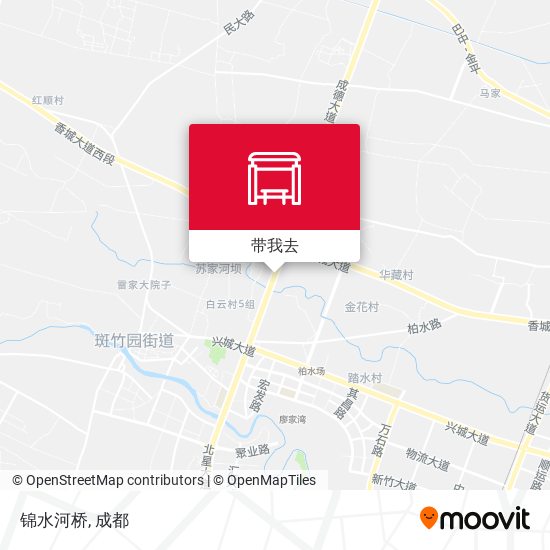 锦水河桥地图