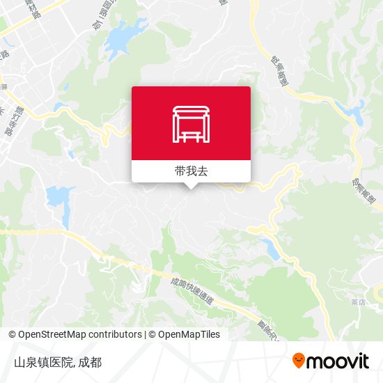 山泉镇医院地图