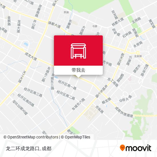 龙二环成龙路口地图
