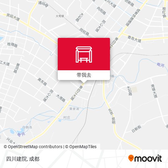 四川建院地图